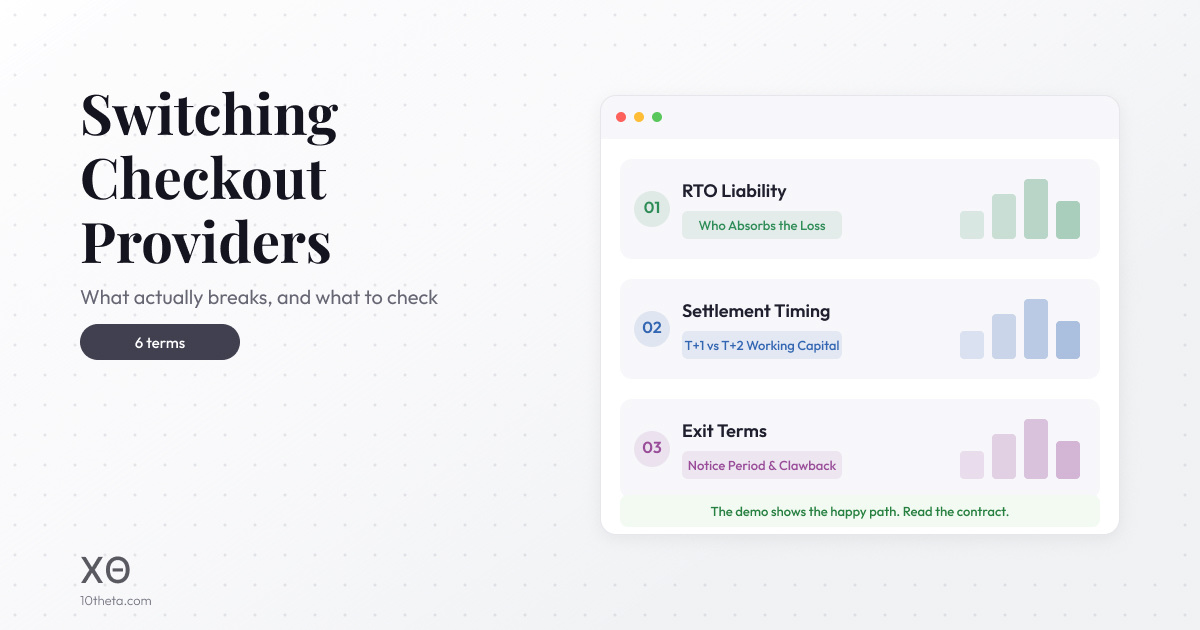 Switching D2C checkout providers in India, evaluation checklist